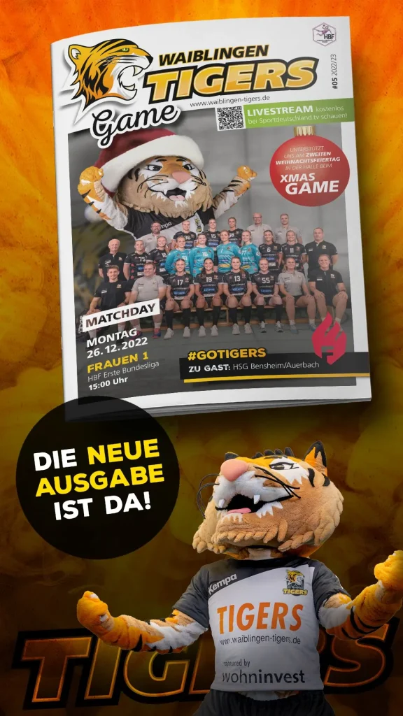 Game#5 Neue Ausgabe der Waiblingen Tigers
